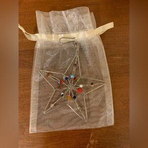 Handmade Beaded Star Ornament